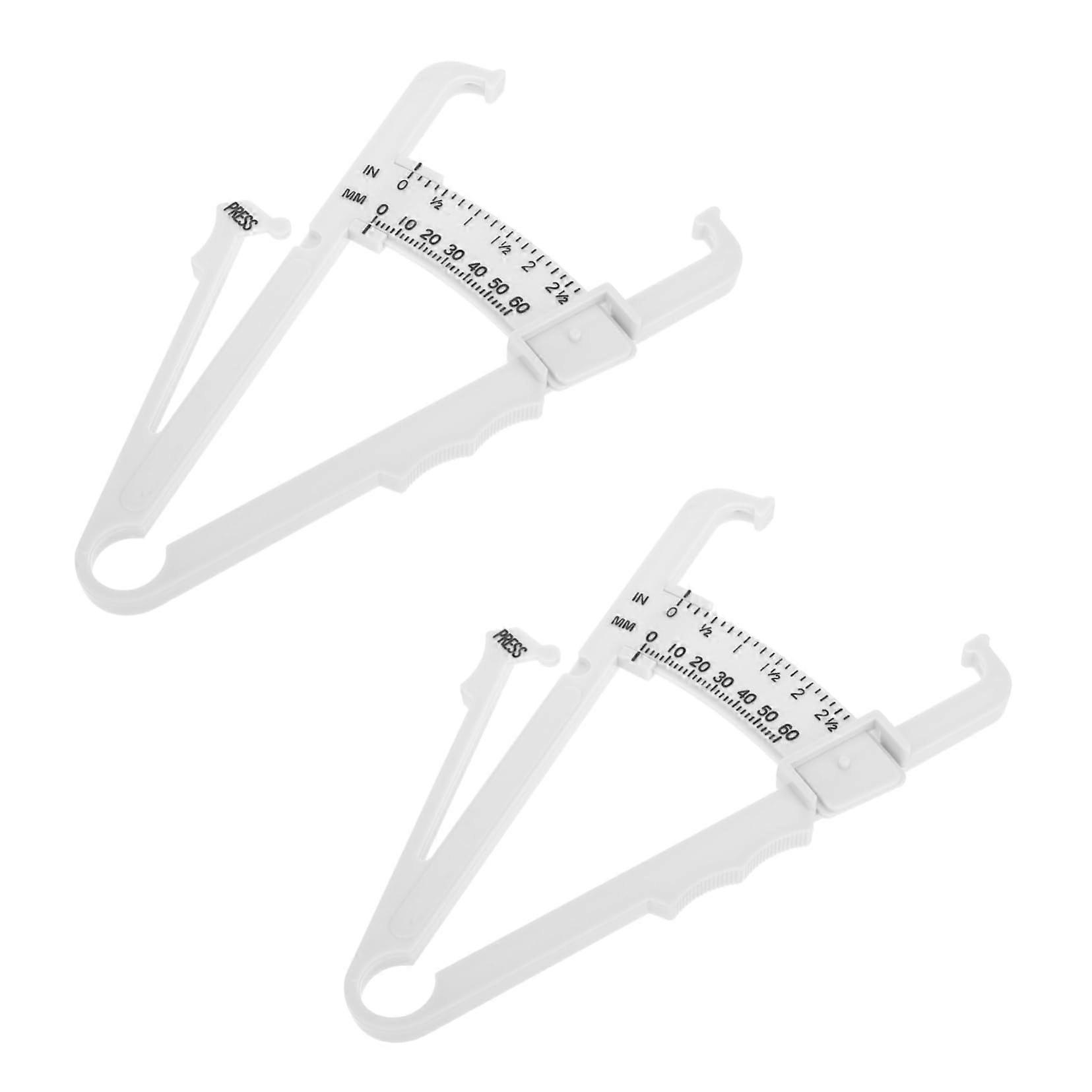 Digital Chest Waist Calculator Measuring Tape Tool ABS Plastic White