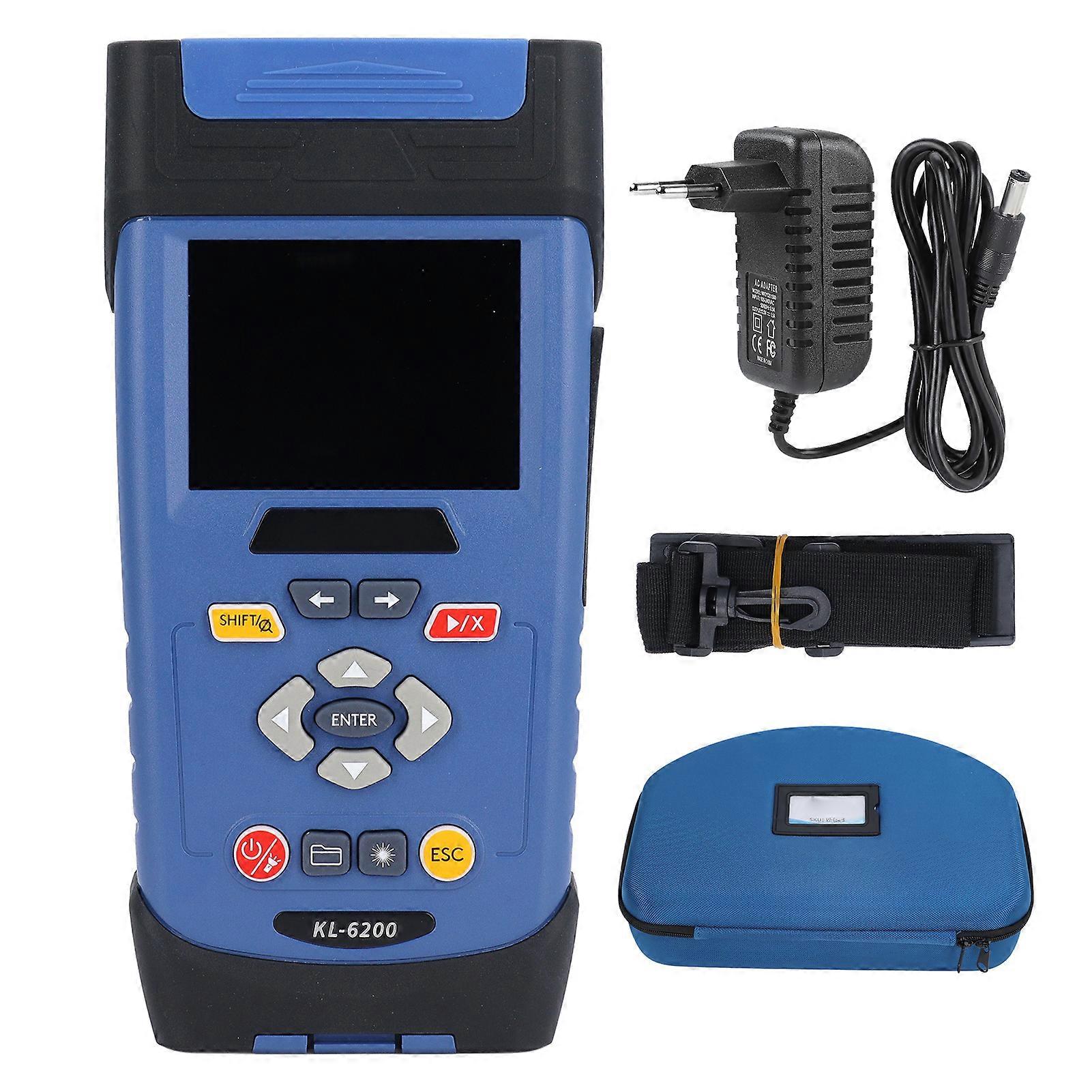 OTDR Fiber Optic Tester 1310nm 1550nm Wavelength 32dB 30dB Optical Time Domain Reflectometer 100‑240V AC EU Plug