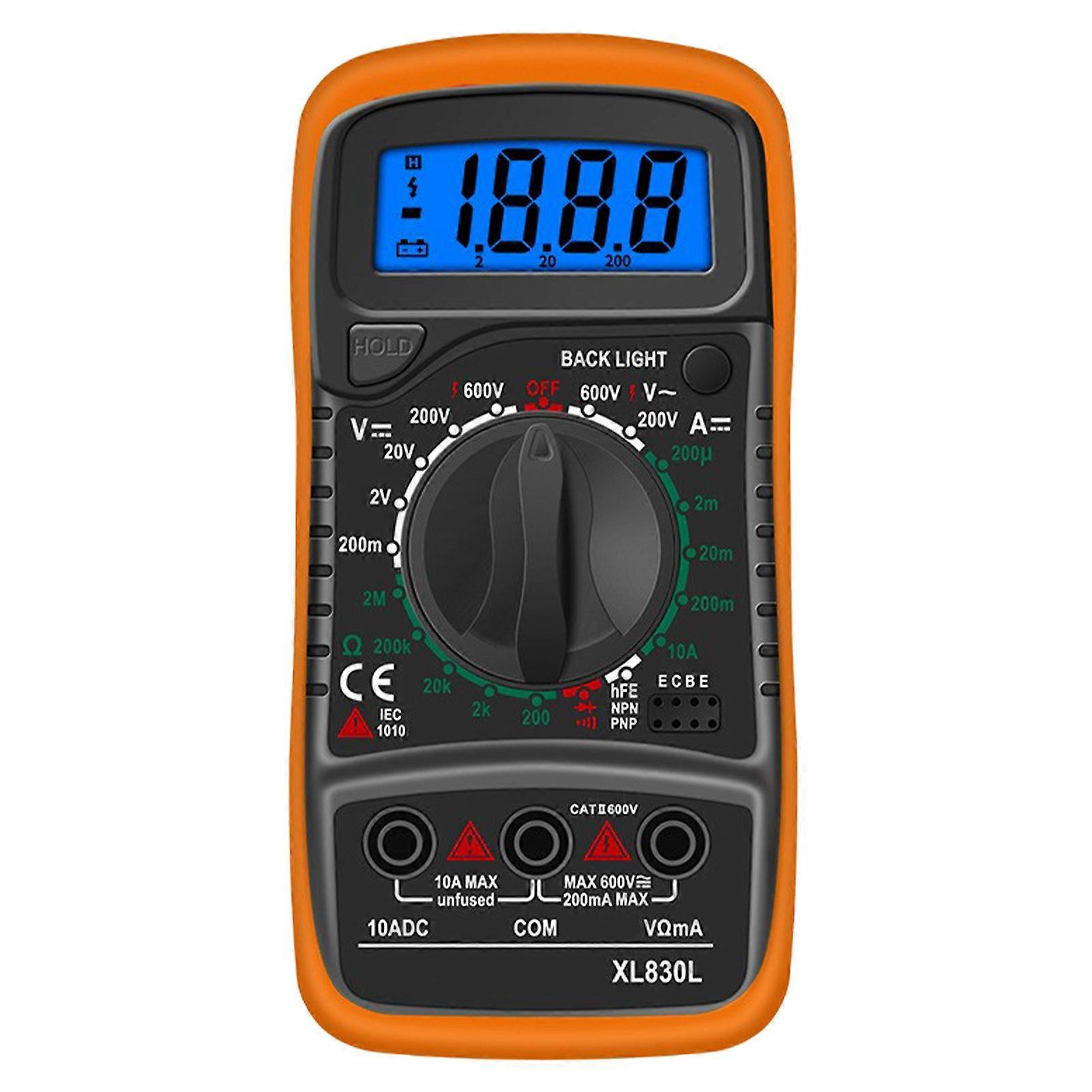 Digital Display Multimeter High Accuracy Voltage Current Resistance Meter Voltmeter Ammeter
