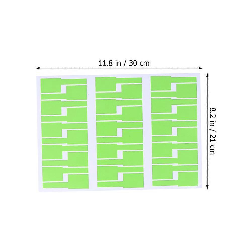 Cable Identification Tags Sticker 10Pcs for Indoor Use
