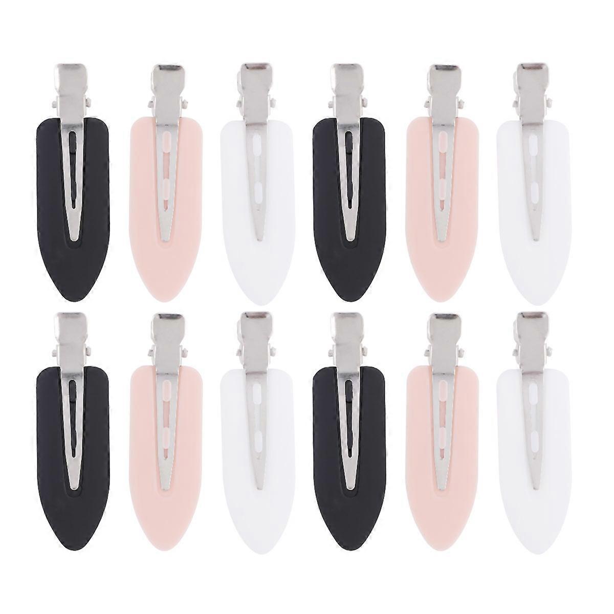 Bang Clips For Hair Styling Accessory Leaves Shape Classical Design for Daily Life Party Use 24Pcs Pink