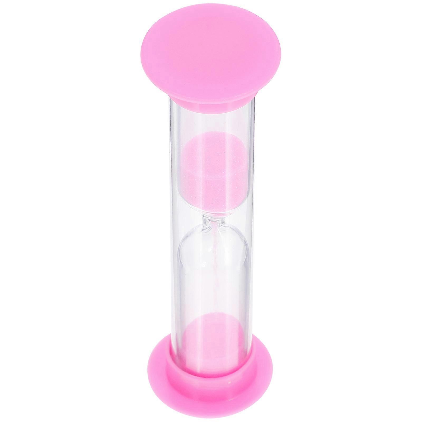 Childrens Timed Hourglass Coloful Hourglass Timer Kids Plaything .4×1×1in Home Decoration 1Pack