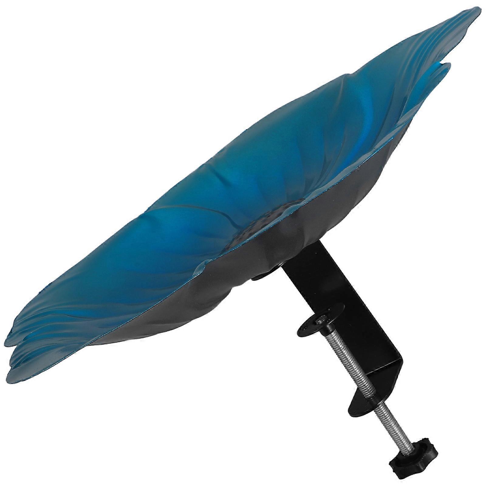 Solar Powered Bird Bath for Balcony Railing Outdoor Garden 1Pack