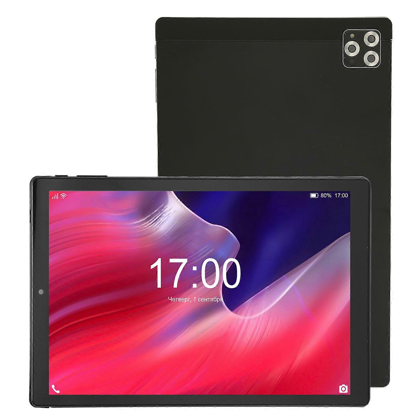 10 Inch Tablet 3 and 64G Memory Screen Octa Core 128GB Expand Tablet with 3G Network and WIFI for Android 11 Black