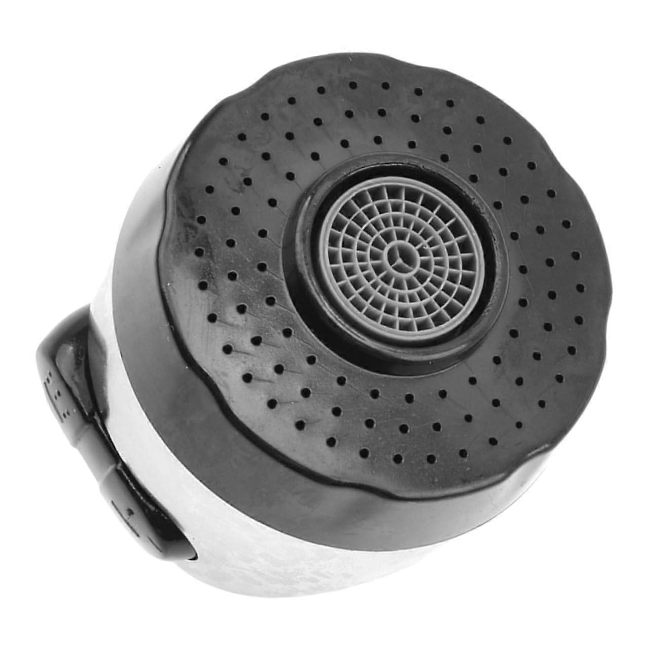 Replacement Tap Aerator Kitchen Sink Rotating Black Plastic