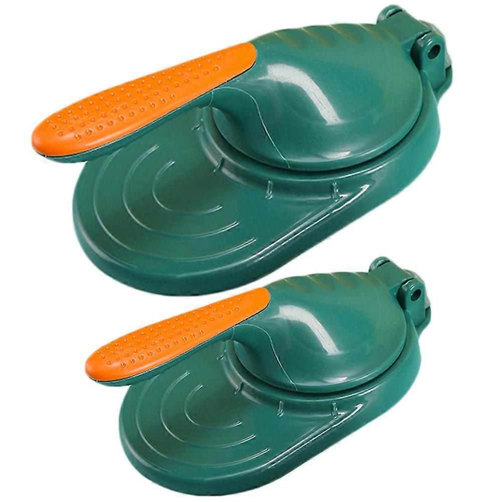 2Pcs Household Dumpling Maker Convenient Dumpling Presser Tool Manual Dough Presser Kitchen Gadget