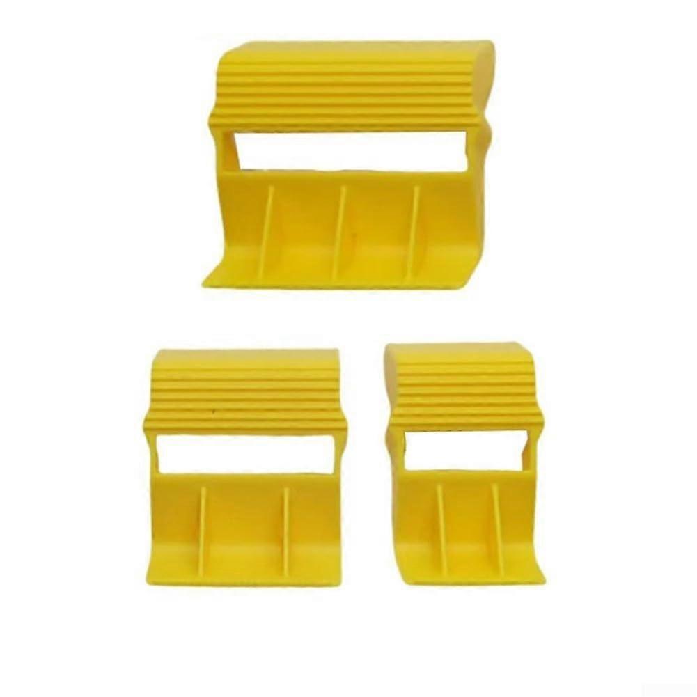 Plastic Tape Dispenser Set of 3, Compact Handheld Tape Cutting Tool for Masking, Painting, and DIY Projects