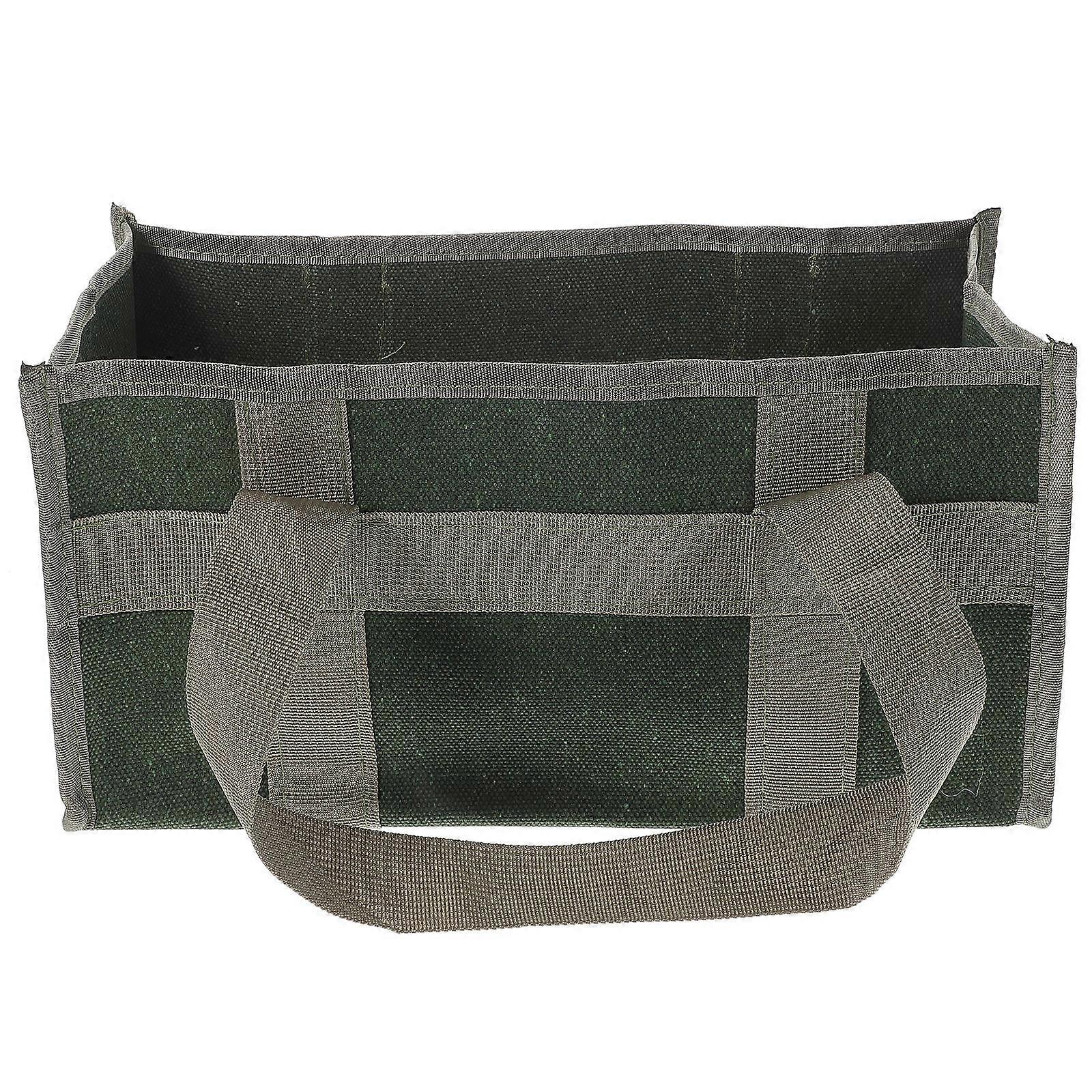 Canvas Pouches For Tools Handbag Tool Tote Wide Open Design For DIY Projects 35x17x17cm 1Pcs