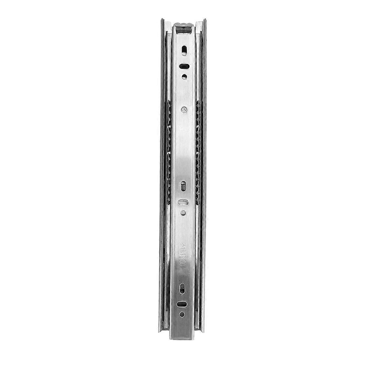Drawer Replacement Slides Cabinet Slide Track Mute Metal Drawer Slides 40x4.5Cm Smooth Load-Bearing 1 Set