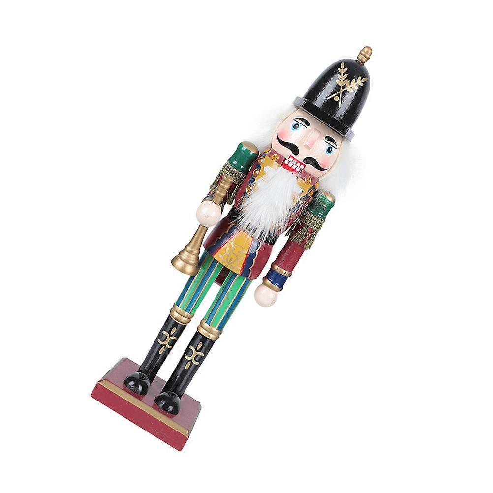 Purple Walnut Soldier Doll for Decor Use Synthetic Material Compact Size Lightweight