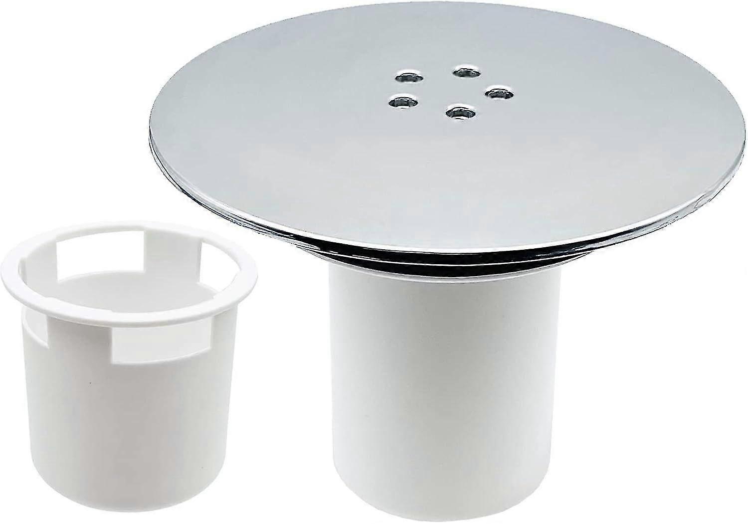Universal Shower Drain Cover & Plug Replacement - 90mm/115mm Drain Trap for Easy Installation & Effective Water Flow Control
