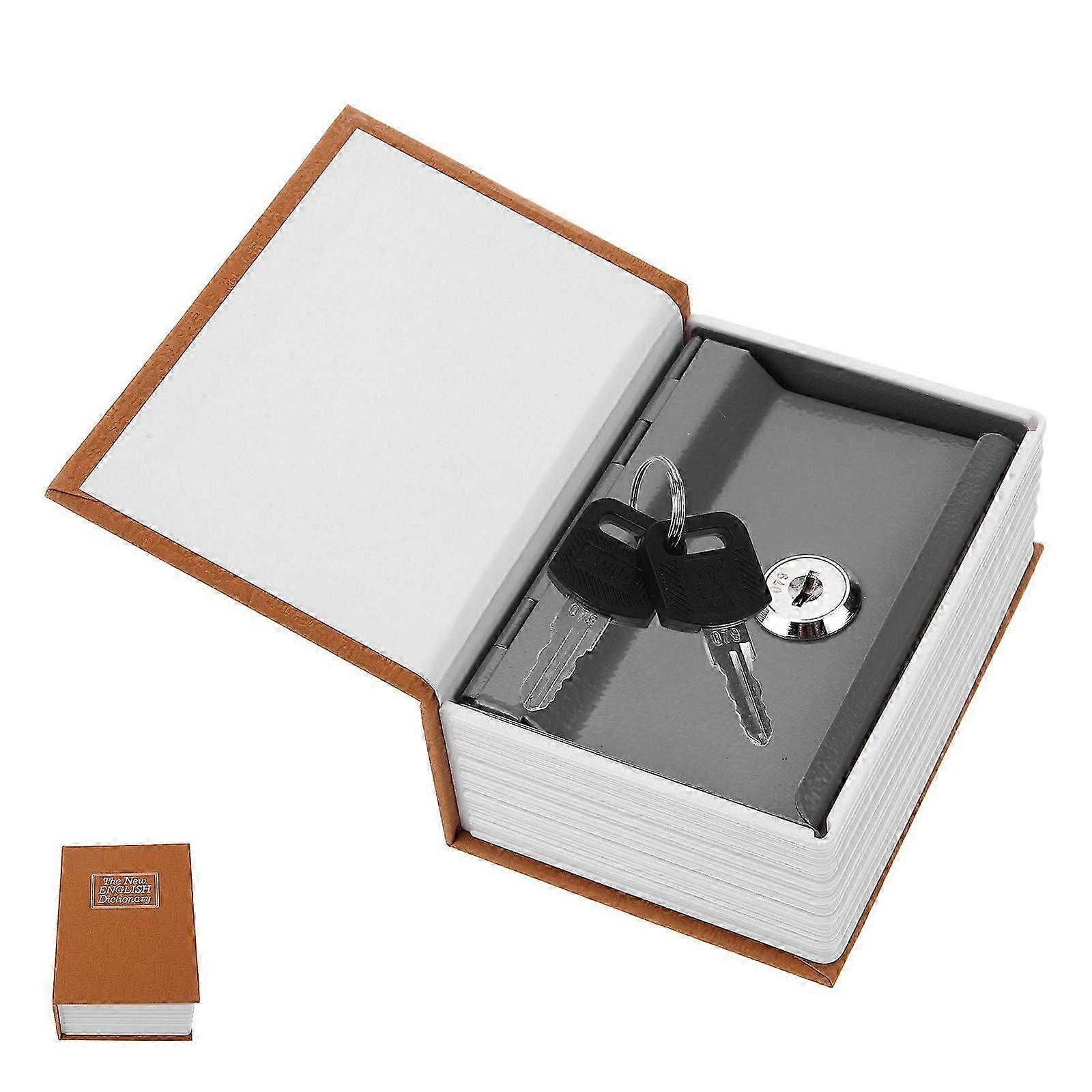 Decorative False Book Storage Box Children Safe Box Plastic 1Set