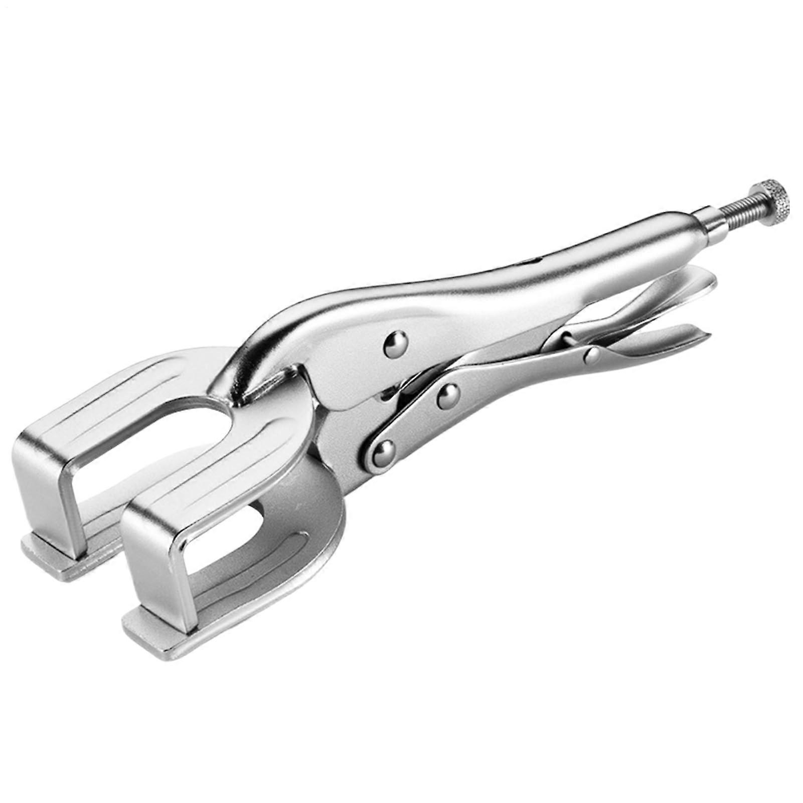 Ushaped welding clamp, 22.9 cm locking pliers, adjustable with sturdy vise grip