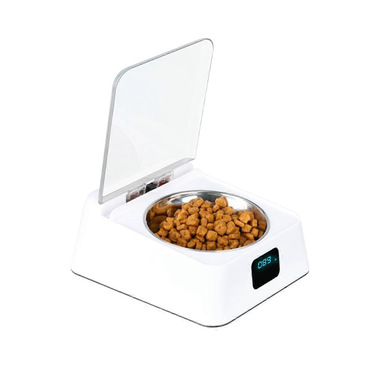 Automatic Pet Feeder Induction Technology Large Capacity Battery Powered For Cats And Dogs Odorless Safe And Practical