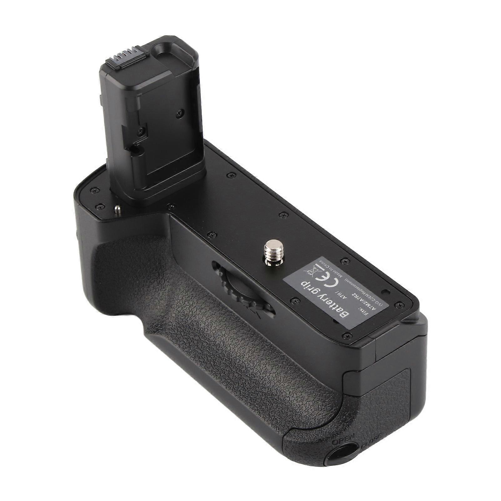 Support de batterie vertical durable pour A7II A7S2 A7M2 A7R2 Noir