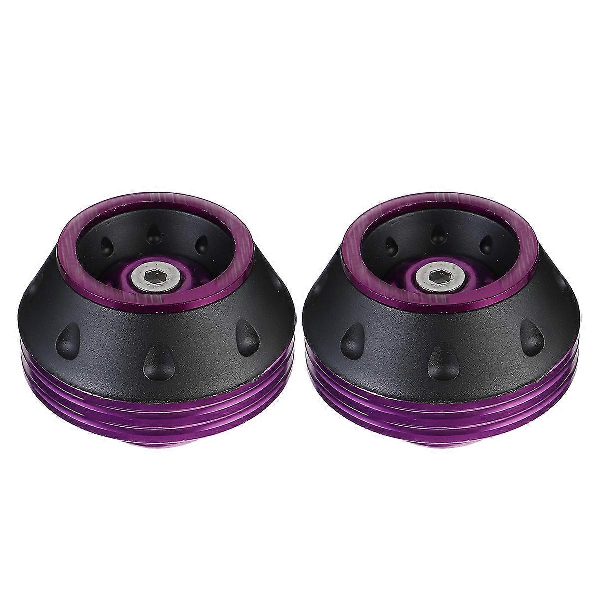 Alloy Motorcycle Front Fork Collision Cup – Durable Wheel Protection with Purple Design for Enhanced Safety and Style