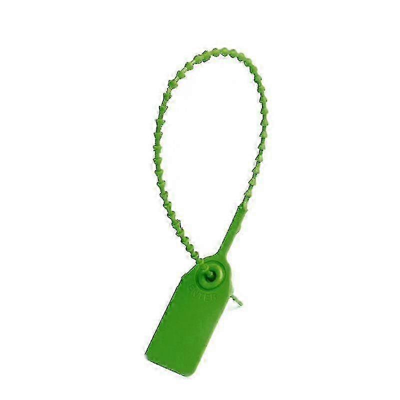 100 Pull Tight Security Seals Plastic Tamper Evident Tags Self-Locking Security Disposable Numbered Cable Ties