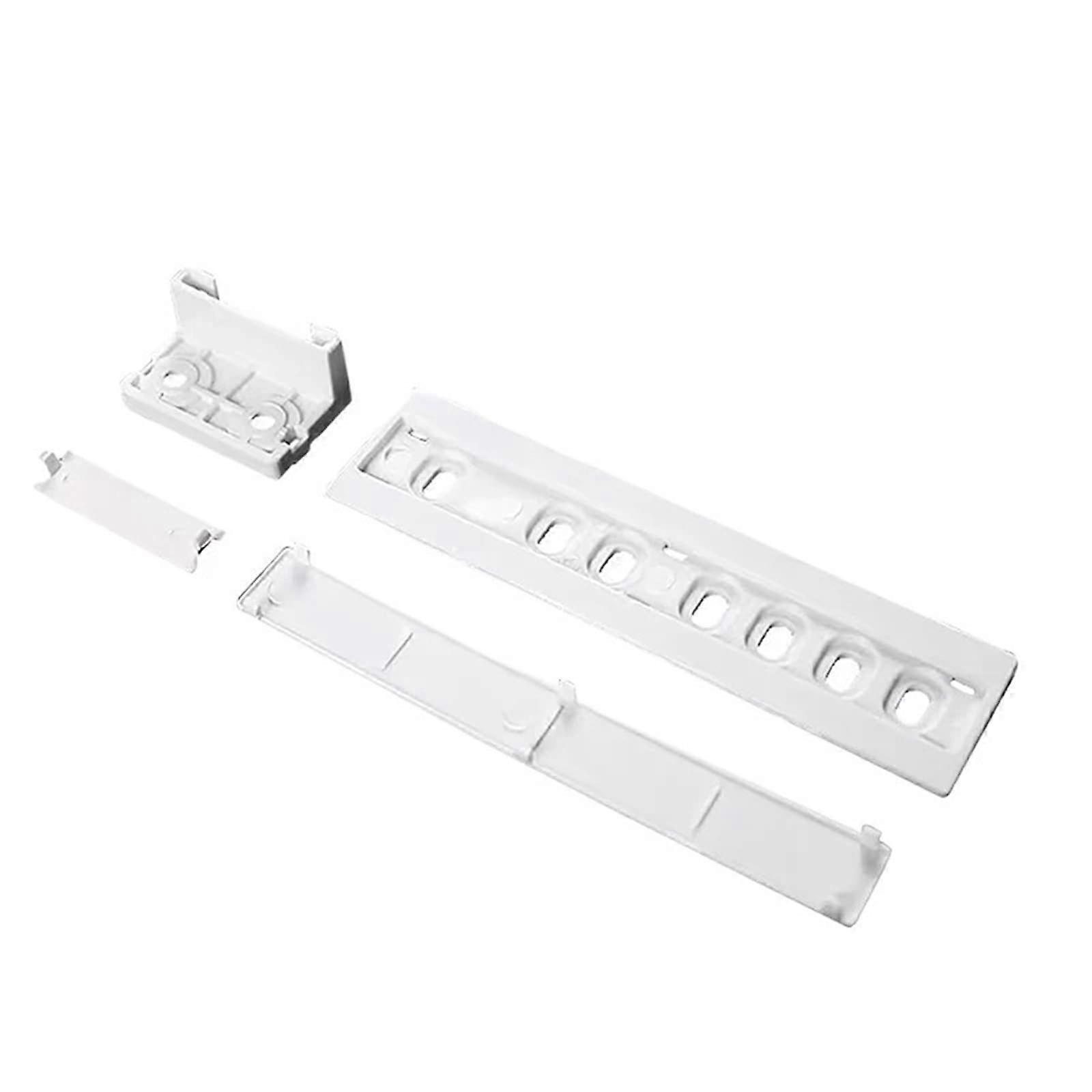 Integrated Refrigerator Door Mounting Rail Set Made of Plastic for Freezer Shelf Rail Compatibility 1 Set
