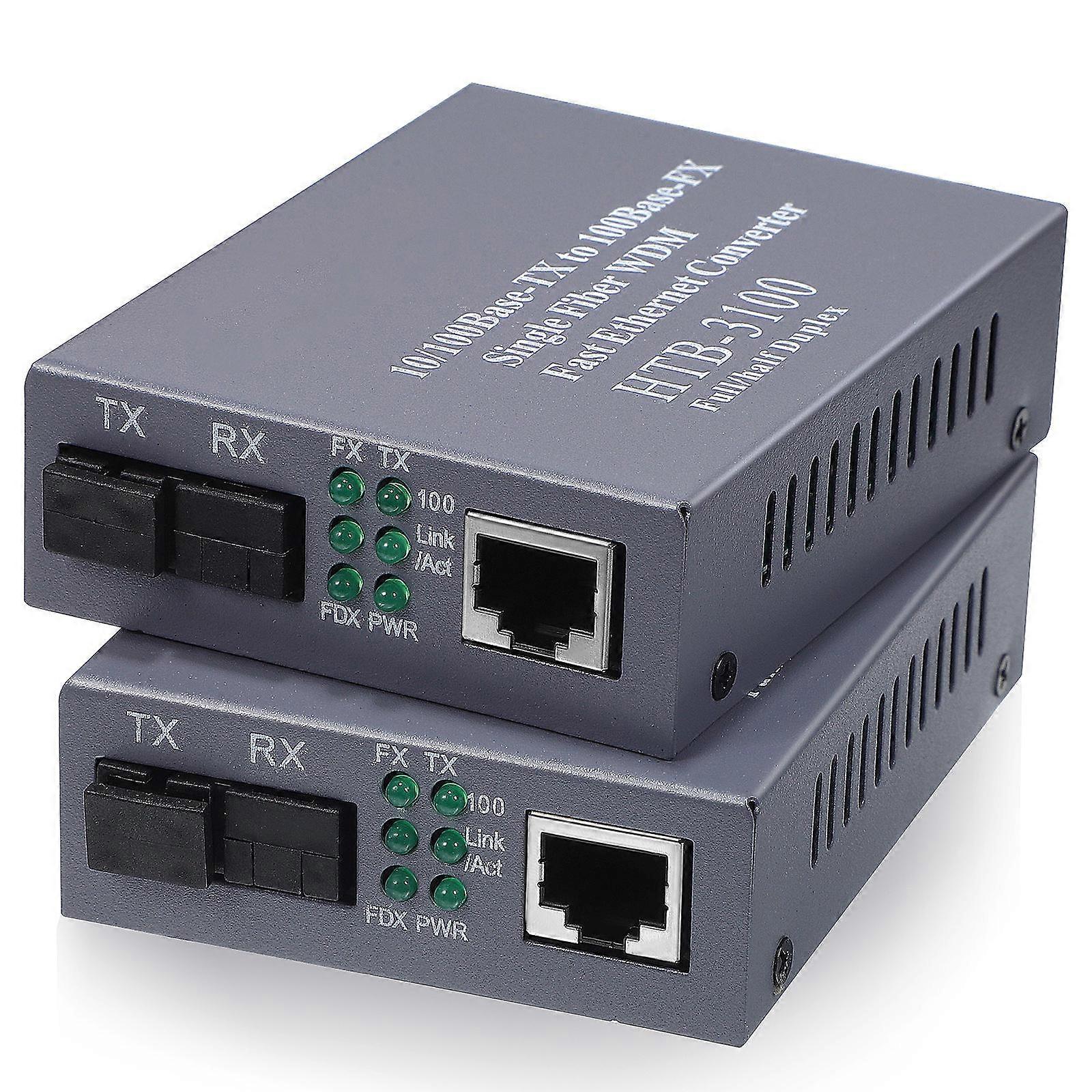 Fiber Transceiver for Home Use High- Converter 1 Pair Single Mode