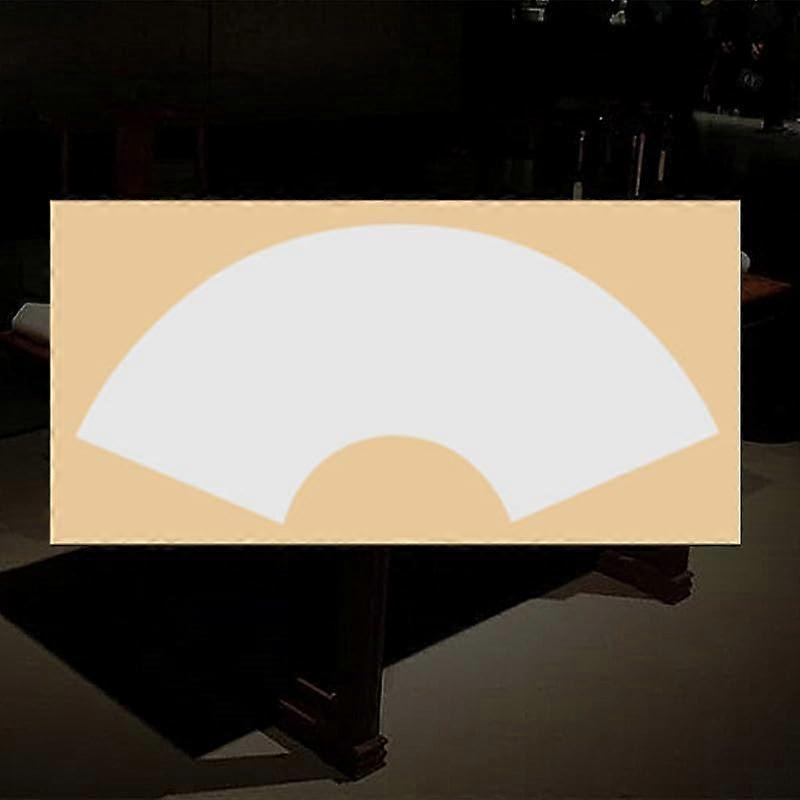 Kalligraphie-Schreibpapier Chinese Rice Paper Fan-Shaped Calligraphy Paper 66 X 33 Cm Semi-Boiled Xuan D