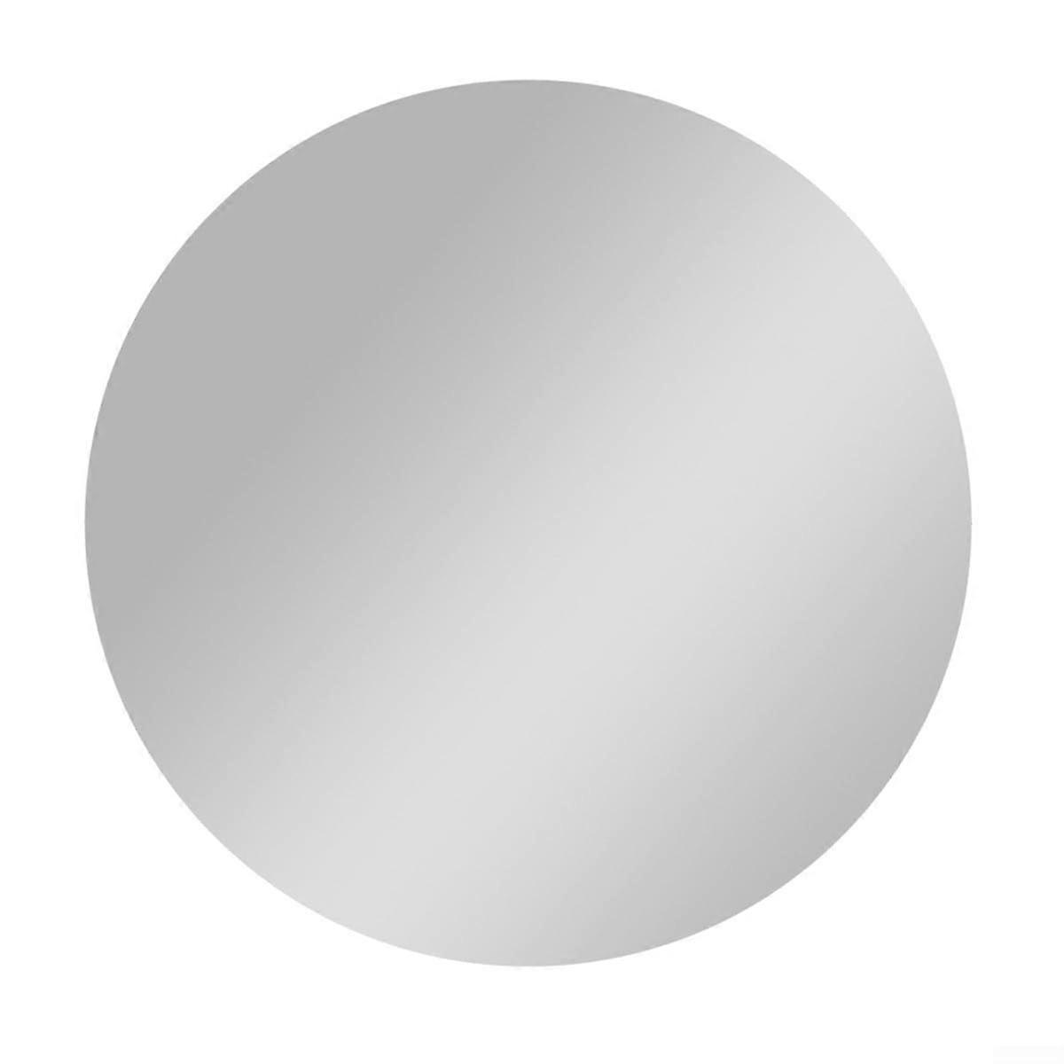 Round magnetic mirror, 12.9 cm, for lockers, cabinets, and home use, clear reflection with secure design and safe mounting.