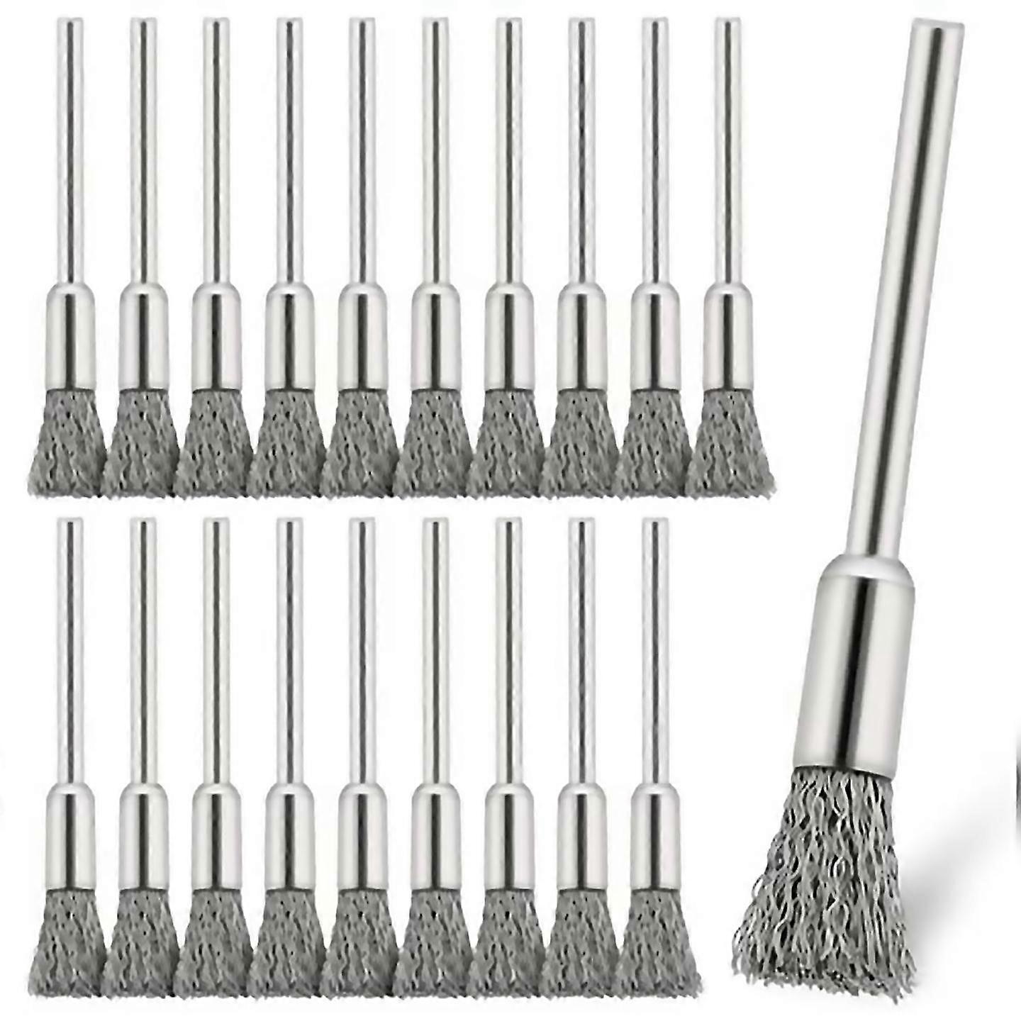 For Clean End Brush Pen Wire End Extended Small Wire Brush Rust Paint