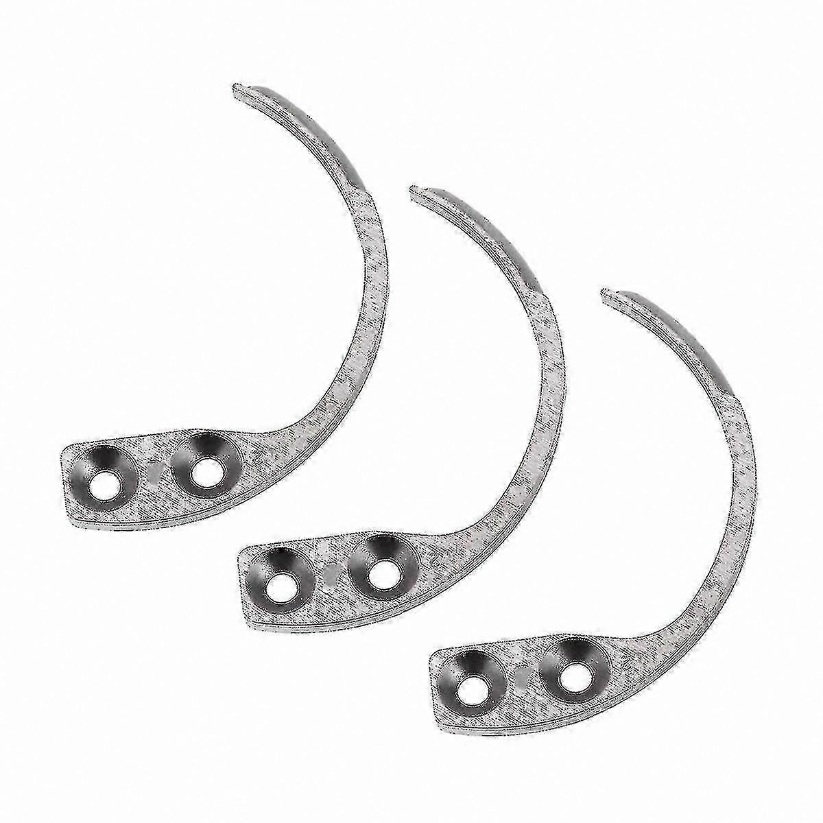 3-Pack Anti-Theft Tag Remover with Key Hook, Magnetic Detacher for Alarm Tags