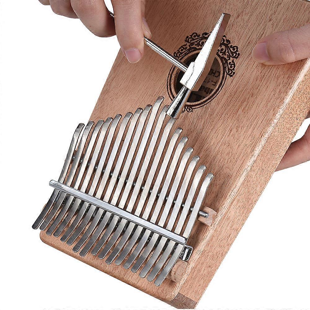 17-key Portable Thumb Piano Mbira Mahogany Wood Built-in Pickup With 6.35mm Speaker Interface with Carry Bag Musical Gift