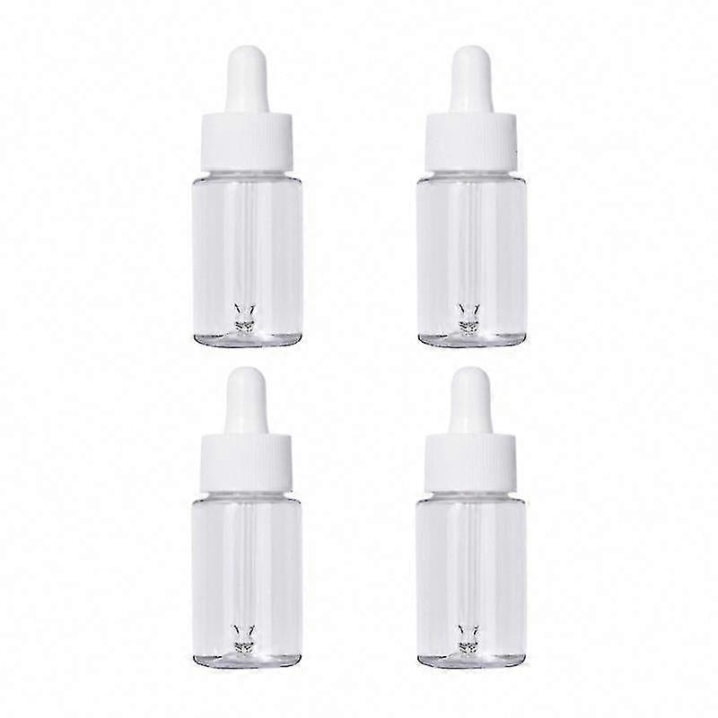 4pcs Glass Dropper Bottles for Essential Oils and DIY Crafts