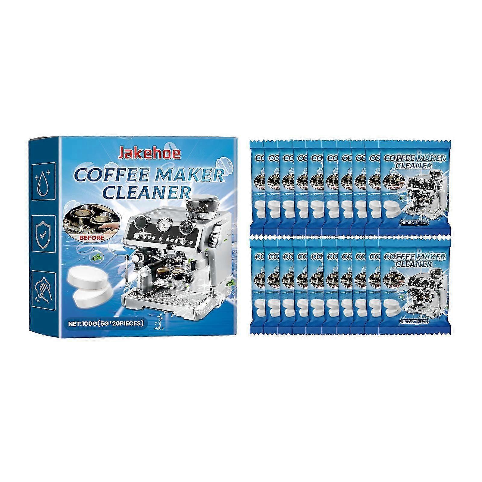 Jakehoe coffee machine cleaning sheet, coffee machine brewer filter screen, stubborn dirt stains, water scale cleaning sheet