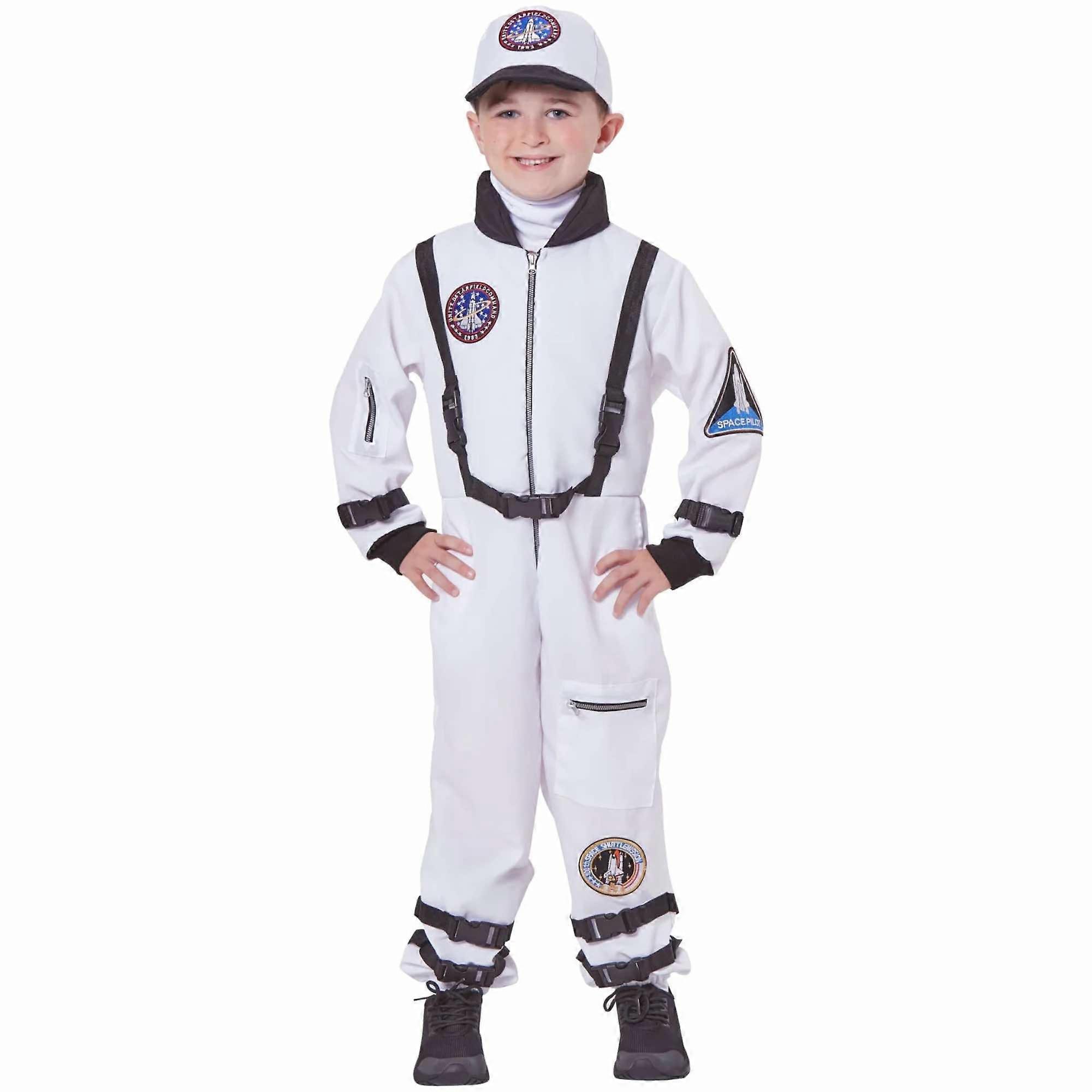 Astronaut Spaceman Explorer Role Play Fancy Dress Book Week Boys Costume
