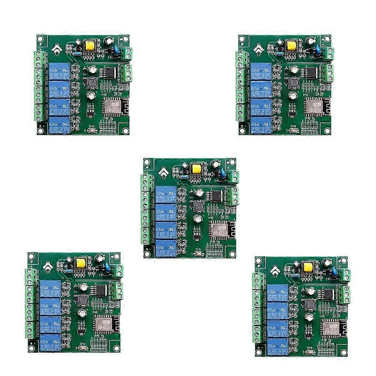ESP8266ESP-12F WIFI RelayModule 4Channel AC90-250V/DC7-30V/5V DelayRelay Switch for SmartHome IOT Remote for IDE