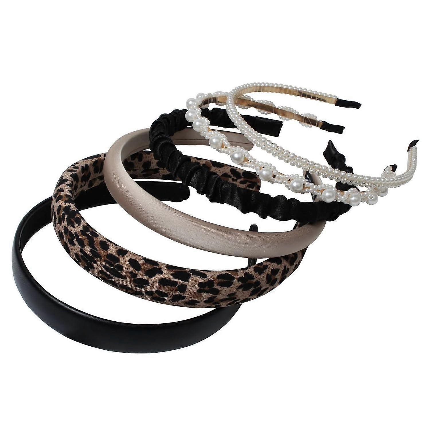 Headbands, Assorted Colors and Styles Leopard print