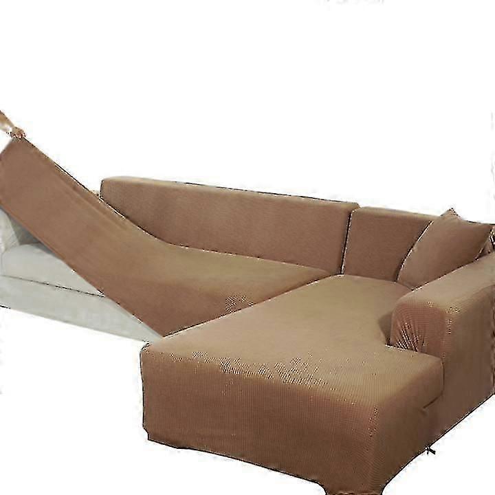 Stretchable All-Inclusive Sofa Cover - Thickened Dust Protector for Living Room Couch