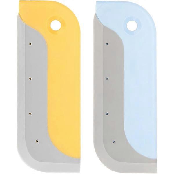 2-pack small silicone scrapers, mini silicone scraper for window shower scraper