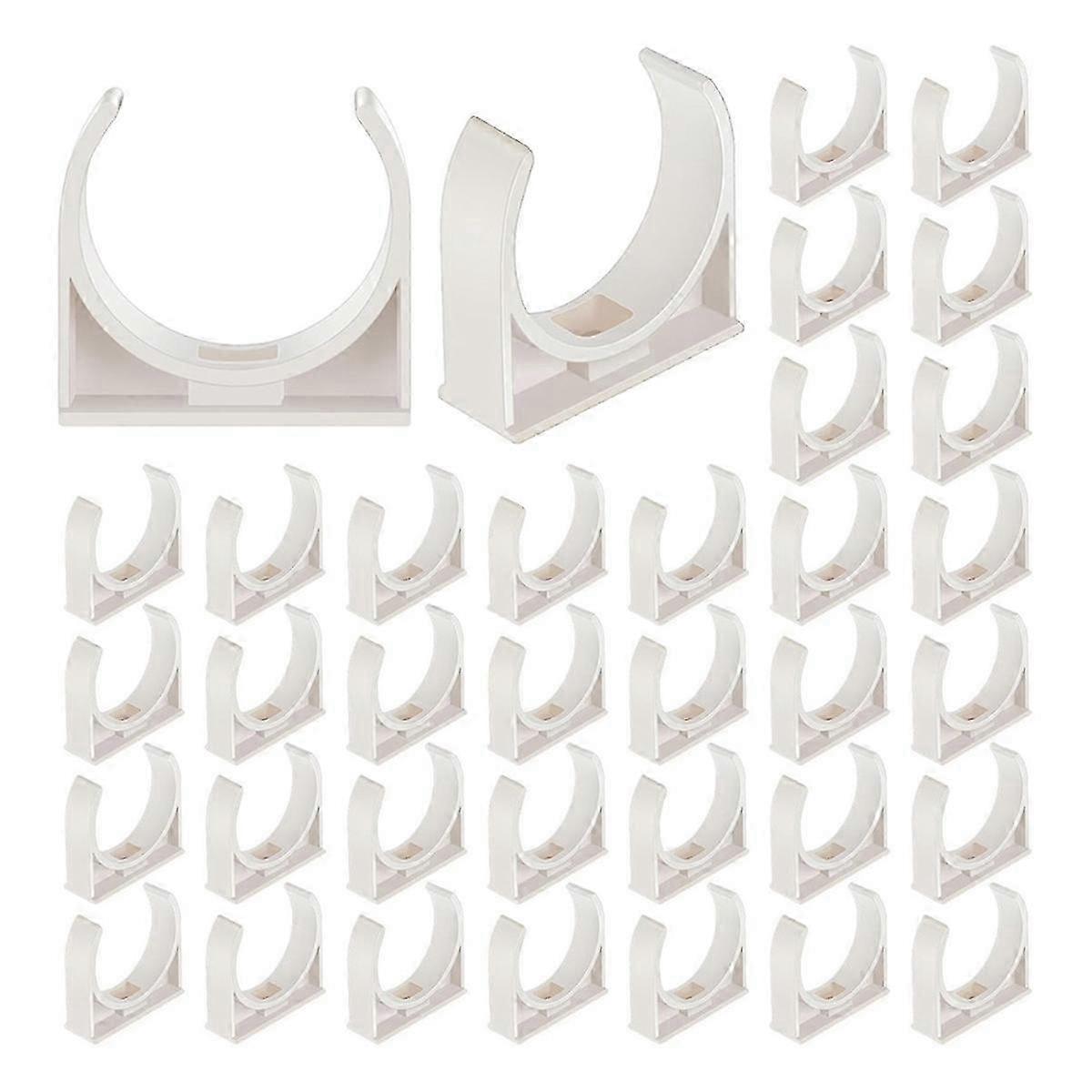 50 Pack 2 inch U-Shaped PVC Pipe Clips for Pex Tubing Support