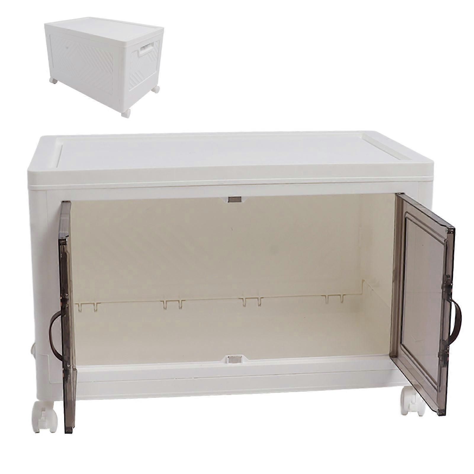 Collapsible Stackable Storage Bin 45x30x30.5cm Large Capacity