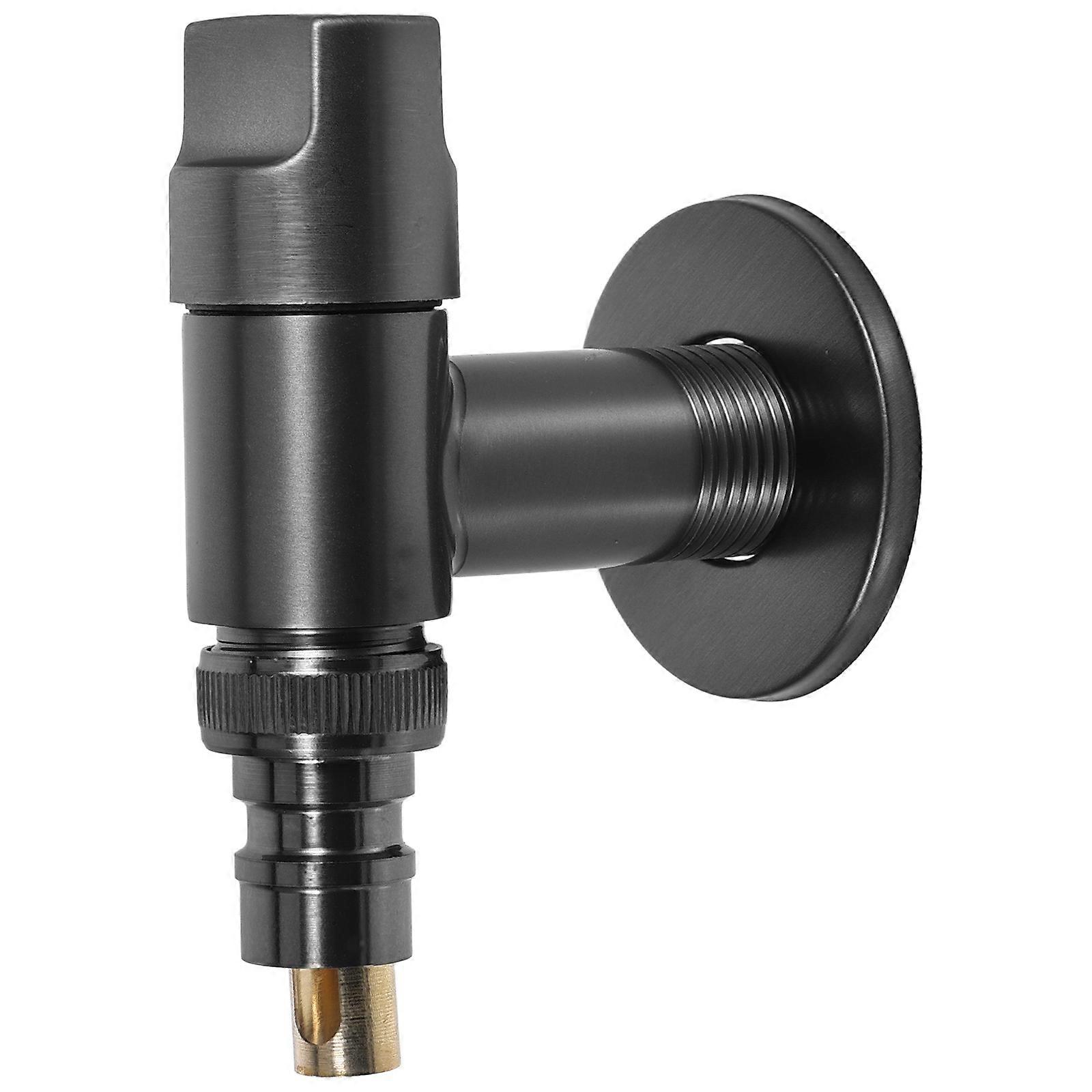 Stainless Steel Washing Machine Water Shut Off Valve with Automatic ShutOff for Toilet Grey