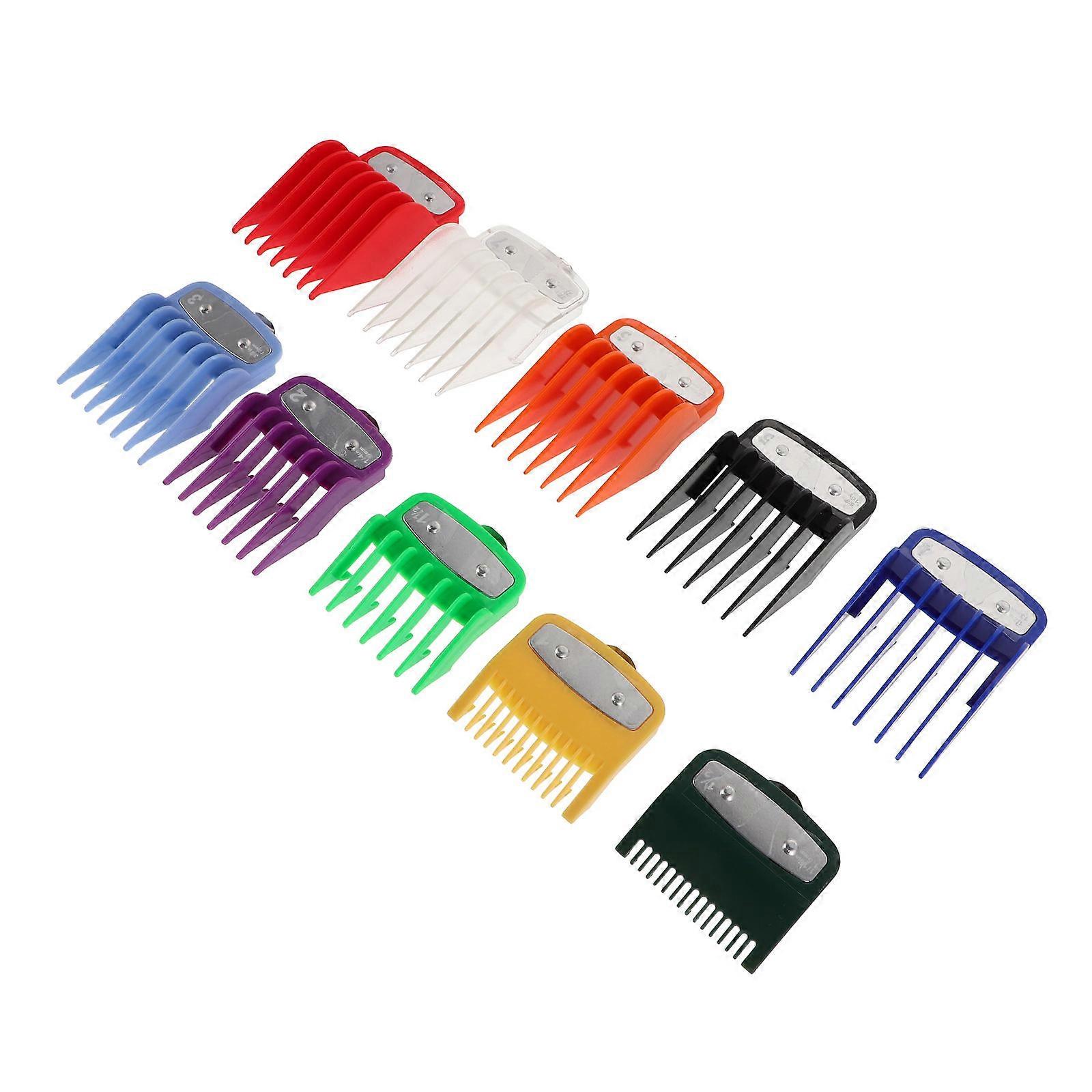 Multifunction Clipper Guards Professional Design For Hair Clippers Home Users And Barbers Length Adjustment 10Pcs