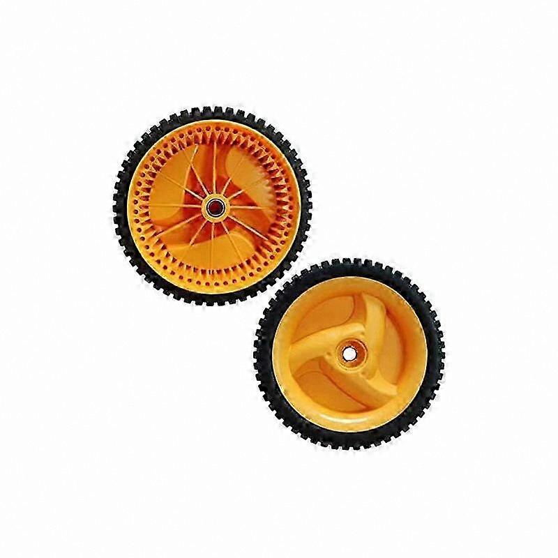 53-Tooth Replacement Lawn Mower Wheels, Compatible with Multiple Brands and Models, Set of 2