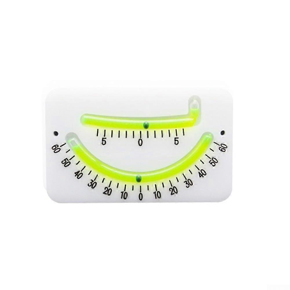 Professional Marine Clinometer PP Material DualTube Design Night Visibility Accuracy Angle Meter