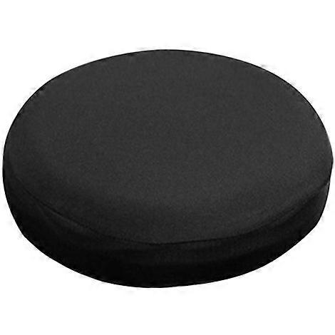 Stretch Round Bar Stool Cover, Removable, Black