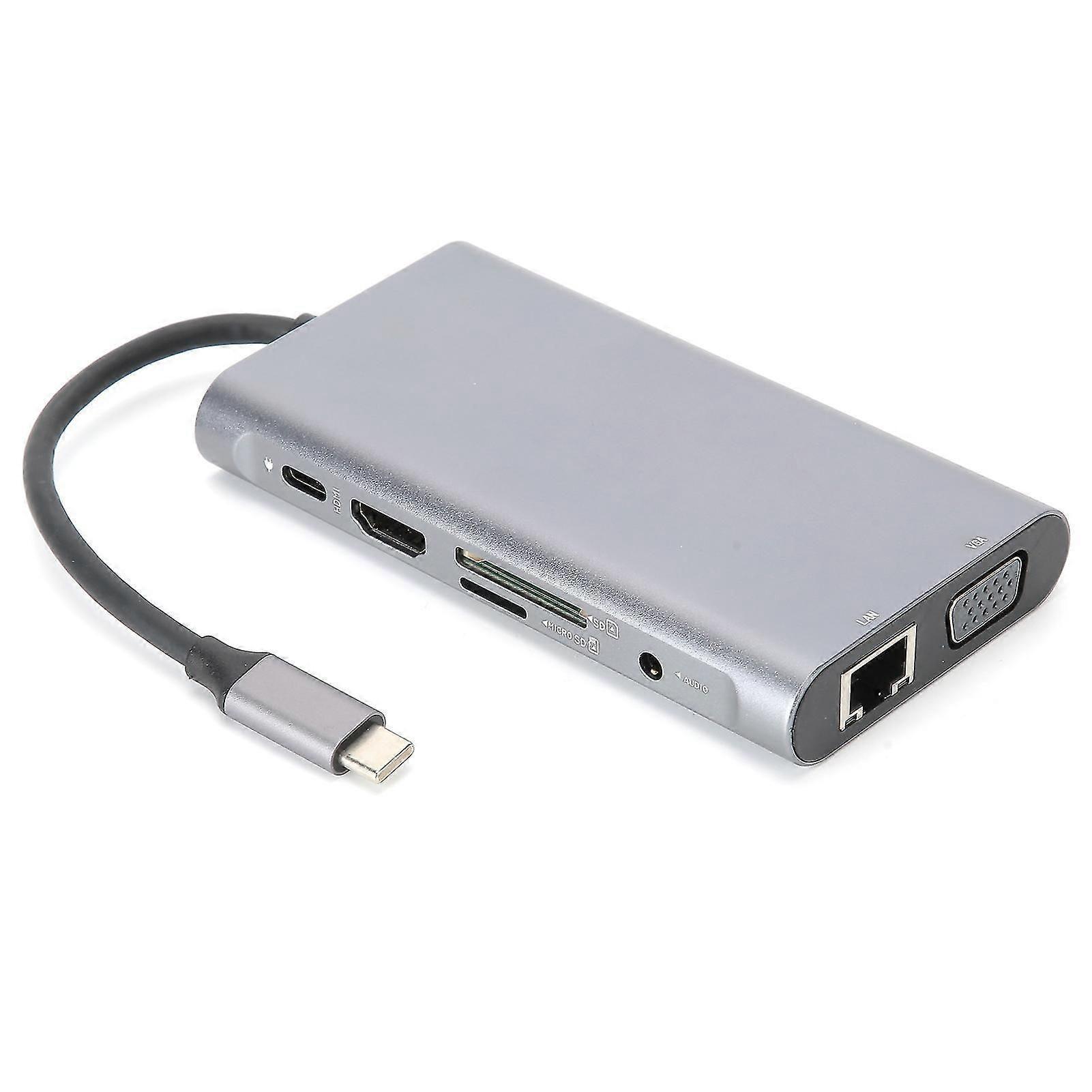 Docking Station 10In1 Docking Station TypeC In Docking Station Docking Station Adapter Ultimate Reliability-hy