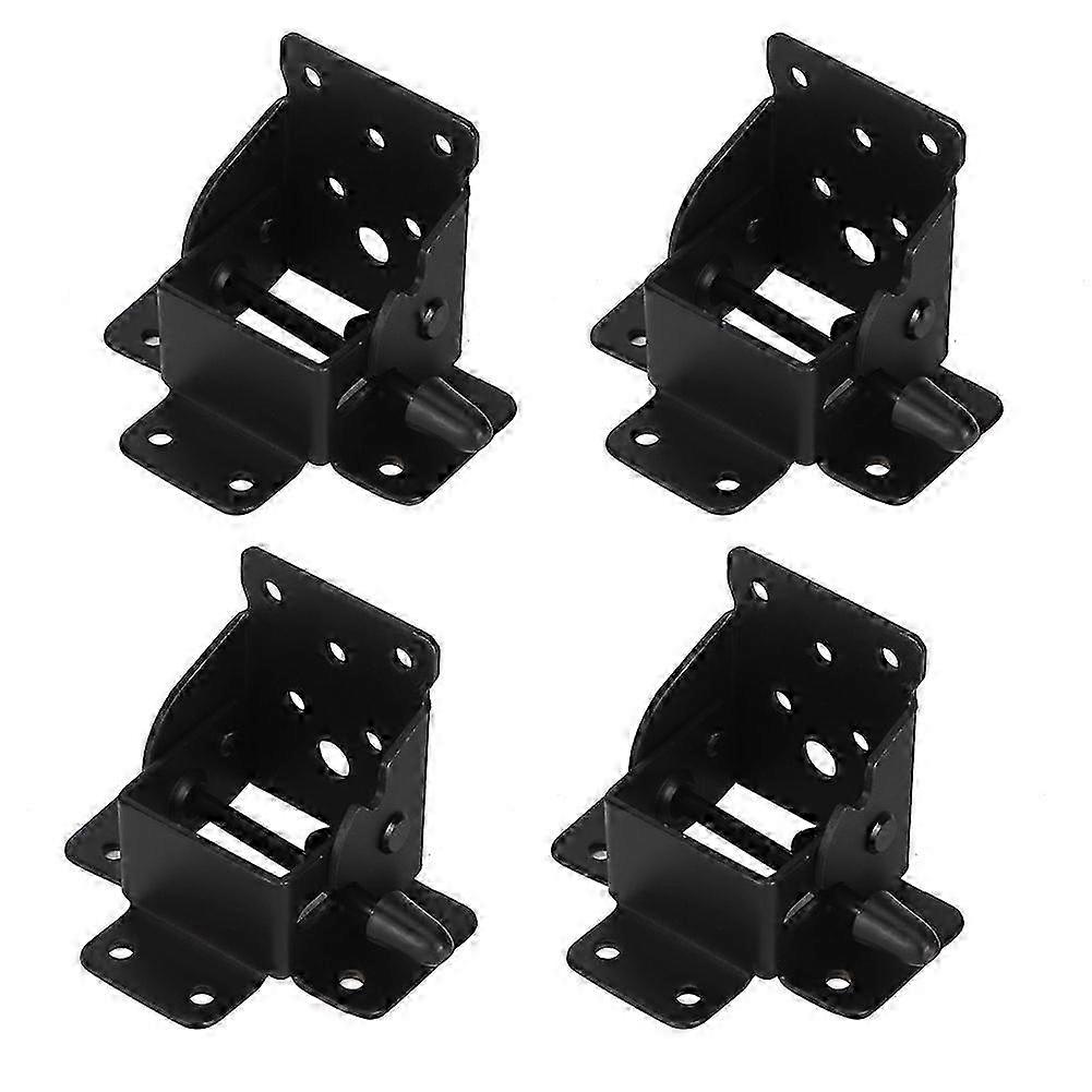 4Pcs Folding Table Chair Leg Hinge Bracket Support Self Lock Hinges Screws with 2025