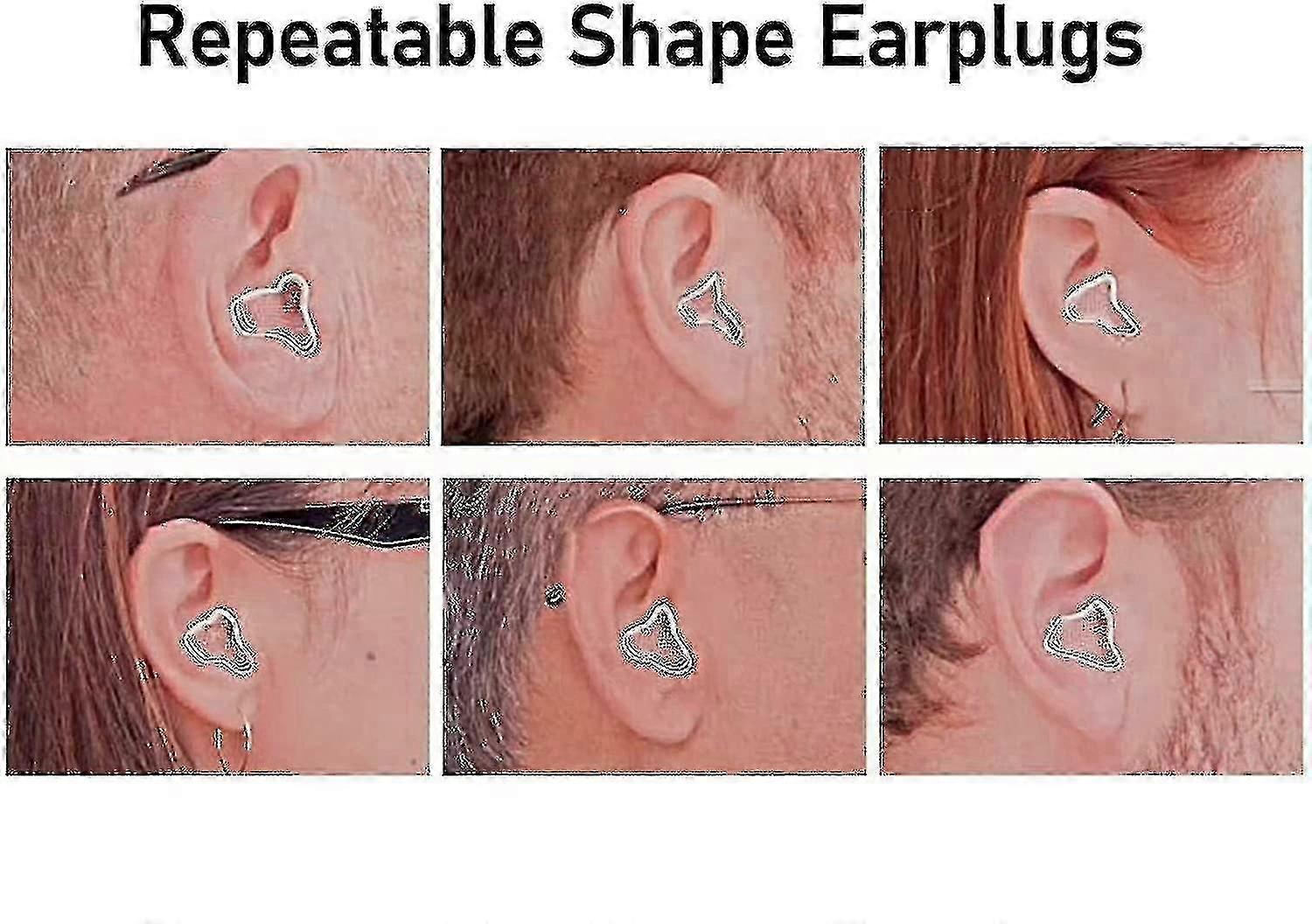 Noise Cancelling Ear Plugs, Custom Molded Earplugs, 37db Highest Nrr, Reusable Hearing Protection 2025