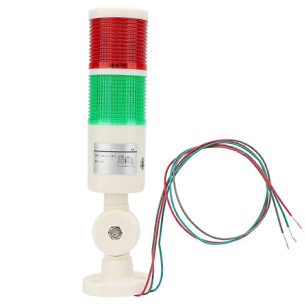 Red /Green CNC Machine Warning LED Indicator Alarm Signal Light 24VDC