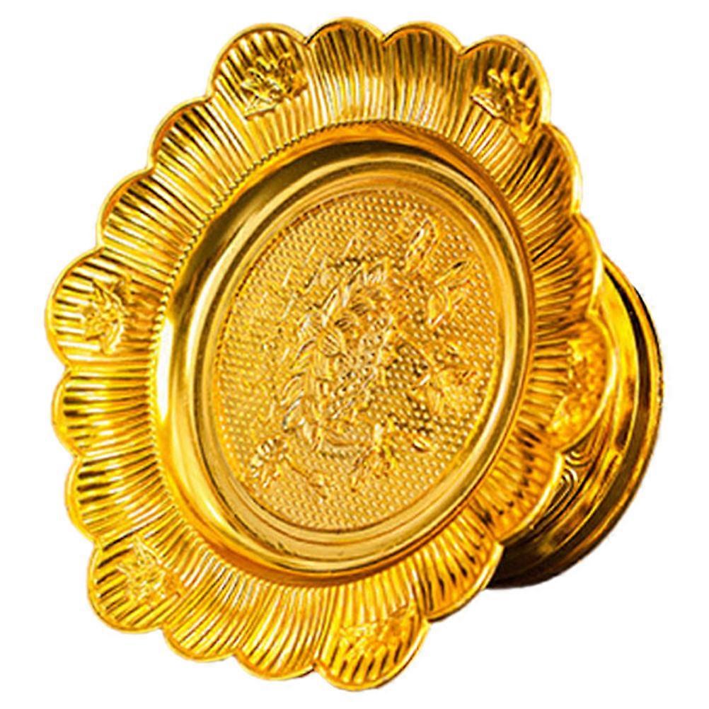 Serving Platter Temple Dish Religious Offering Storage 1Set