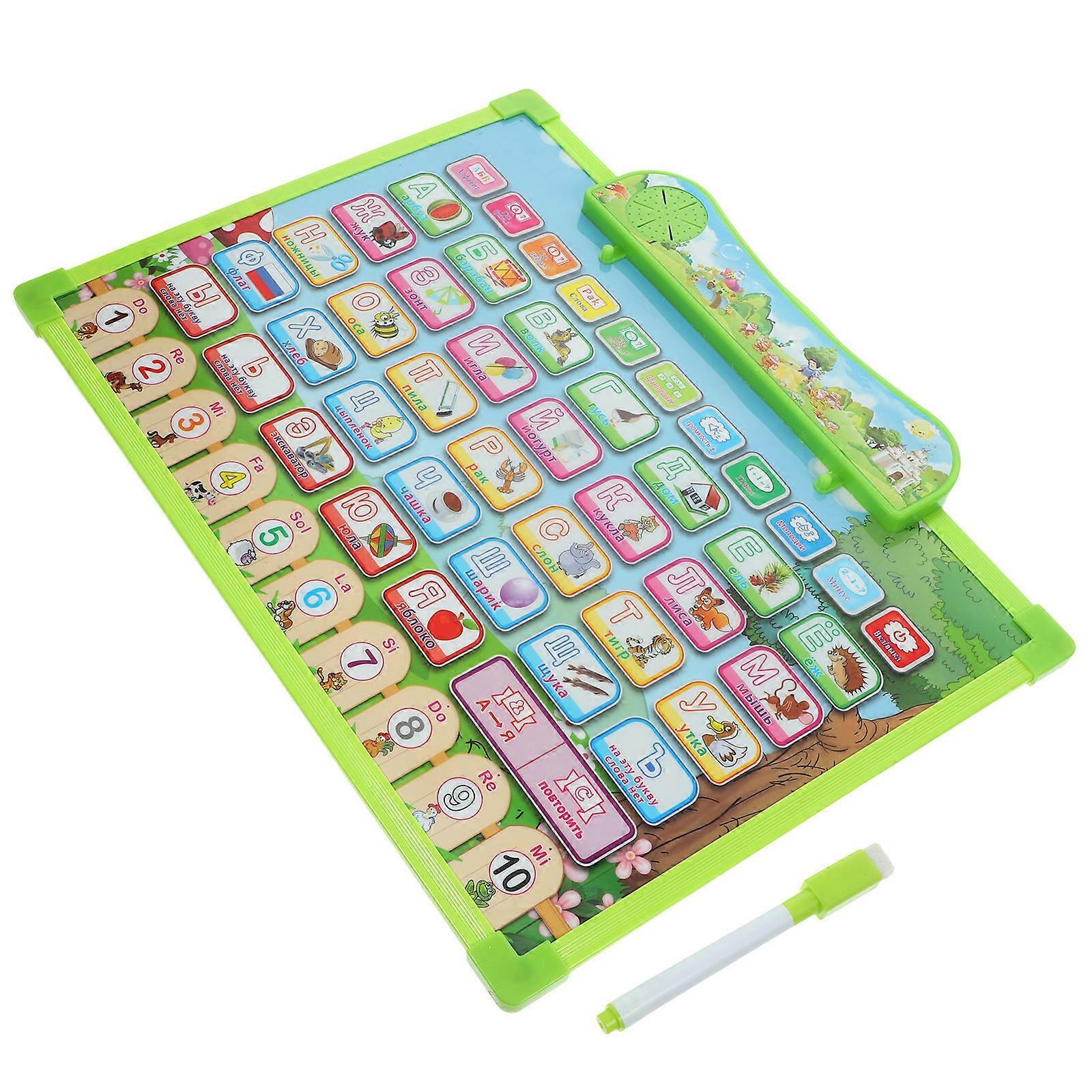 Alphabet Poster for Toddlers Kindergarten Use Multi Abs Electronic Components 1Set