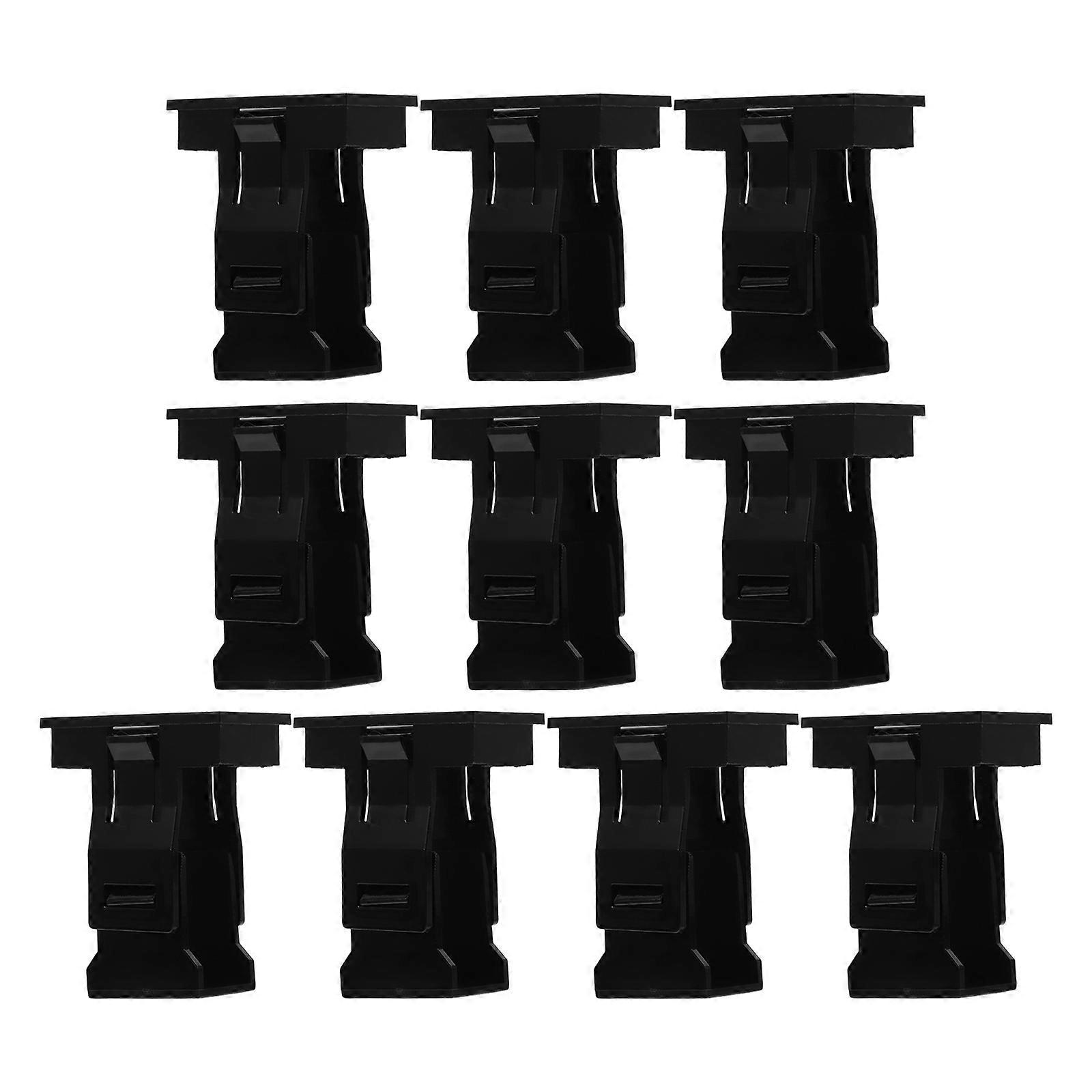 Circuit Breaker Holder Plastic Concealed Mount Bracket for 10Pcs Installation