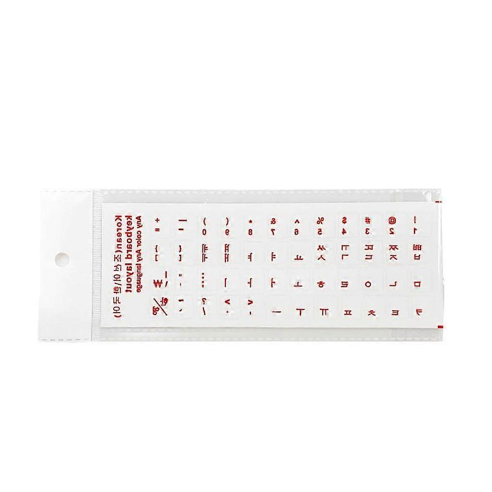 Clear Stickers Korean Language Transparent Keyboard Cover For Laptop, 6 Colors, Keyboard Skin, Notebook Accessories